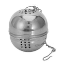 Stainless Steel Egg Shaped Tea Kettles Infuser Strainer Locking Spices Ball C1I4