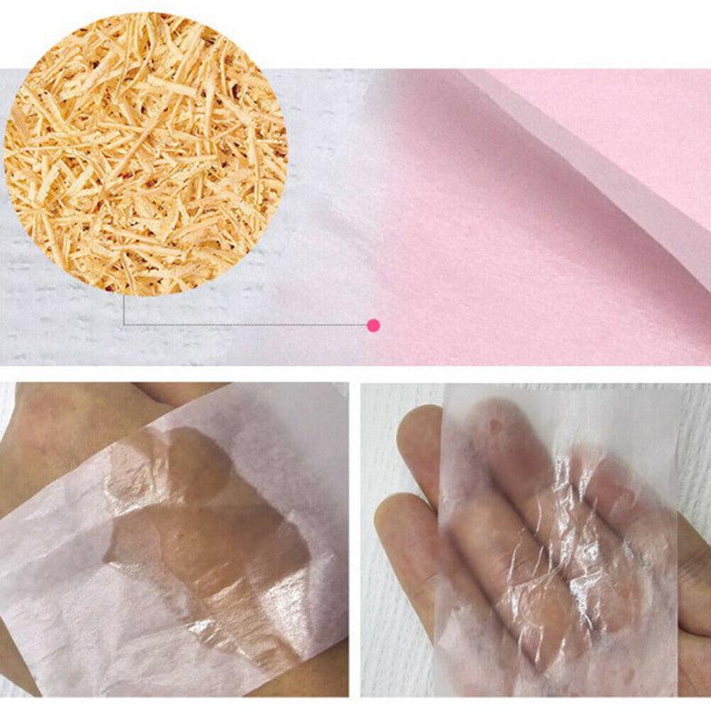 100PCS/Bag Clean Clear Oil absorbing sheet Oil Control Film Blotting Paper Ew