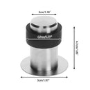 Door Stops Anti-Collision Stainless Steel Rubber Stopper Round Floor Mounted Hot
