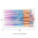 7pcs Makeup Brush Face Powder Blusher Foundation Heart Shape Brush Tool