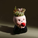 2pcs Desktop Succulent Plant Pot Cactus Plant Pot Flower Pot Planter Vase