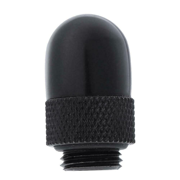 G1/4 Inner Outer Dual Thread 90 Degree Rotary Water Tube Connector(Black)