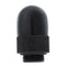 G1/4 Inner Outer Dual Thread 90 Degree Rotary Water Tube Connector(Black)