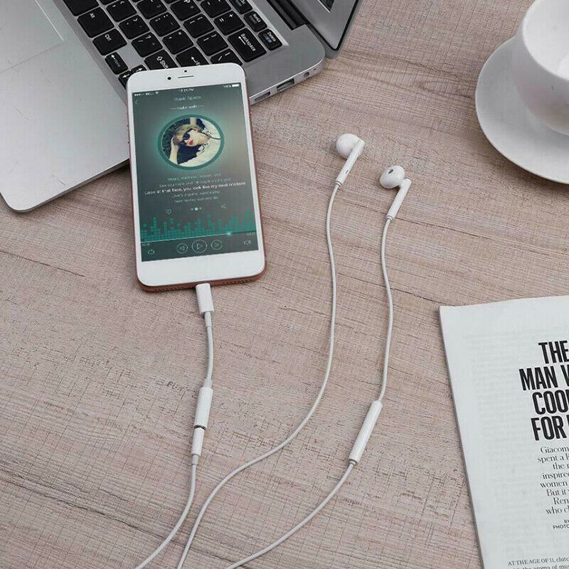 Headphone Earphone Jack Audio Converter Adapter Connector Cable for iPhoneJR