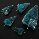 5pcs Snowflakes Mini Artificial Christmas Tree Festival Ornament Decoration V9I2