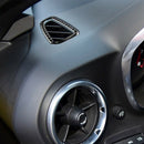 Carbon Fiber Air Vent Outlet Frame Cover Trim for Chevrolet Camaro 2017-201