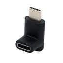 90 Degree Type C Adapter, USB C Male to Female Adapter Upward and Downward  Z2B3