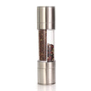Stainless Steel Salt and Pepper Grinder Set 2 in 1-Adjustable Ceramic Sea S