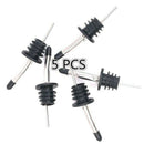 5 x Liquor Spirit Pourer Flow Wine Bottle Pour Spout Stopper Stainless