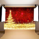 0.9x1.5m Christmas Tree Lighting Background Fabric Child Photo Studio Home Decor