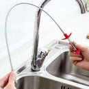 Kitchen Hand Sink Cleaning Hook Sewer Spring Pipe Hair Removal Dredging Kit-Bath