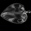 Hanging Glass Flowers Plant Vase Terrarium Container Home Garden Decor Heart