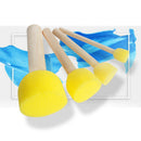 Wood Handles Painting Drawing Sponge Toys Graffiti Round Paint Brush