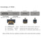 New HDMI Male to VGA Female Video Converter Adapter+3.5mm Audio Cable TV