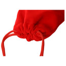 25 X velvet jewelry gift bag velvet Red W7K3