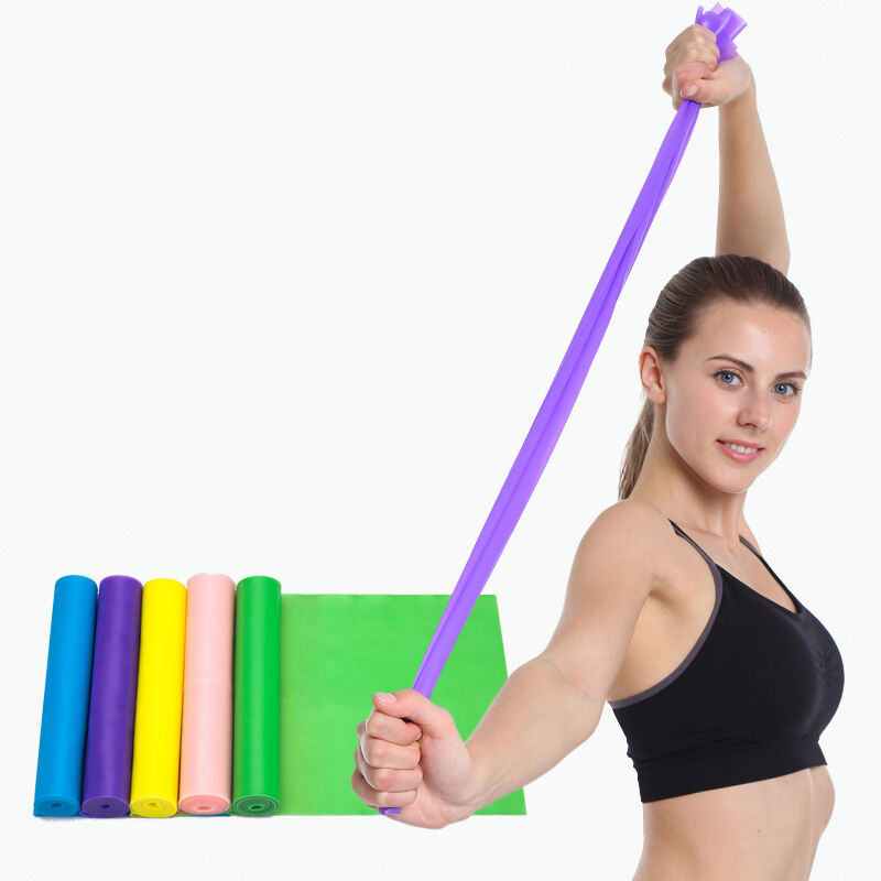 1.5m*15cm Yoga Stretch Resistance Band GYM Exercise Fitness Elastic Rubber Bands
