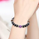Elastic Hematite Bracelet Colorful Charm Men Women Health Care Accessory