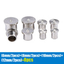 8Pcs Dowel Pins Center Point Set Woodworking Craft Clamp Steel Tools 6/8/10/12mm