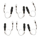 6pcs Offshore Fishing Adjustable Snap Release Clip for Planer Board, Weights