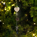 Wood Christmas Tree Star Pine Cone Ball Pendant Hanging Decor Ornament (E) A