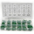 270pcs/Set 18 Sizes Car Kit Air Conditioning A/C Repair HNBR O-Ring Seal Green