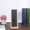Wooden Studs Earrings Display Board Bracelet Rack Stand Necklace Organizer A