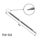 5 Pcs T12 Series Solder Iron Tips for Hakko FX951 BAKON 950D Soldering Stat