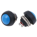 5Pcs Blue 12mm Waterproof Momentary Push button SwitcS Kw