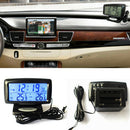 2 in 1 Car Electronic Digital Clock Thermometer Calendar Gauge Kit General