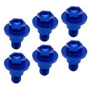 6X Aluminum Motorcycle Front Fork Guard Bolts Screws for  FREERIDE 250R, Blue
