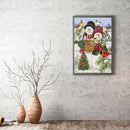 5D DIY Round Diamond Painting Snowman Cross Stitch Kit Home Decor (ST003)