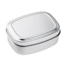 5x Rectangular Empty Tin Box Container Portable Small Storage Cans