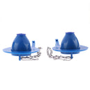 2Pcs Rubber Drain Flush Valves Tank Fittings Toilet Seal Water Stop Valve Co BX