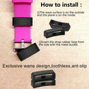 10x Silicone Watch Strap Loops Smart Bracelet Band Replace Retainer Rings