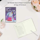 DIY Christmas Snowman Special Shaped Diamond Painting 60 Pages A5 Notebook