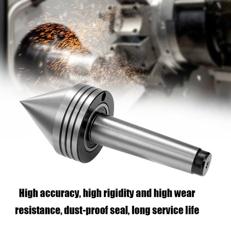 1Pcs Lathe Milling Center MT2 High Accuracy Live Revolving Center Medium La T1E7