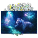 1000pcs DIY Paper Picture Puzzles Jigsaw Tiger Spirit Bird Intelligent Toys