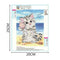 5D DIY Diamond Painting Cat Cross Stitch Embroidery Mosaic Kit Needlework