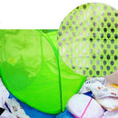 Foldable Color Net Storage Basket Laundry Basket Laundry Basket,Clothes Bas W4B8