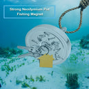 M8 48Mm Round Ring Suction Cup Magnet Strong Deep Sea Fishing Magnet Super