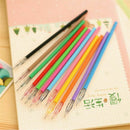 12color 0.7mm Refill Gel Ink Rollerball Pen Colorful Stationery Watercolor G6Q8.