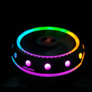 RGB CPU Cooler LED Heatsink 3 Pin Intel AMD PC Processor Desktop Cooling FaS.AU