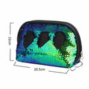 New Fashion Mermaid Sequin Pencil Case Cosmetic Makeup Coin Pouch Storage Z I7Y6