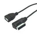 Car AUX Adapter Cable Music AMI USB to Female Data Cable for AUDI A3/A4/A5/A6