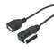 Car AUX Adapter Cable Music AMI USB to Female Data Cable for AUDI A3/A4/A5/A6