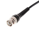 Black Red P1020 BNC Male Plug Q9 To Dual Hook Clip Probe Test Lead Cable Tube