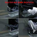 2 x Front Foot Pegs Solid Oxidized Iron Black Coated Foot Rest Grille Kick