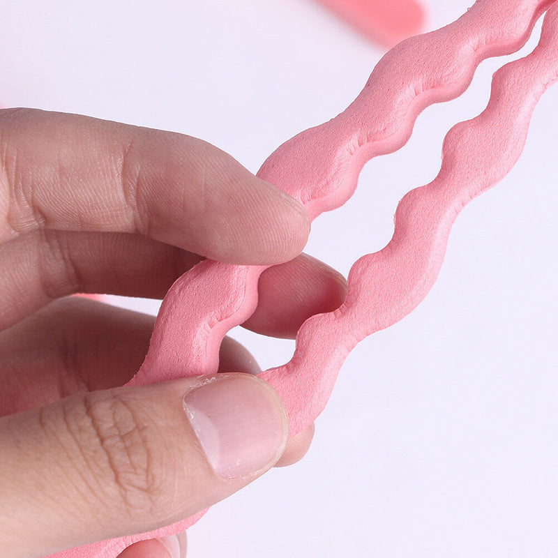 6Pcs Sponge Curler Hair Rollers Soft Foam Sponge Hair Curlers Tools Strip ToolTE