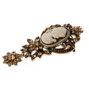 Western Women 's Brooch Pin Fashion Jewelry Multi-Size Rhinestone Accessory