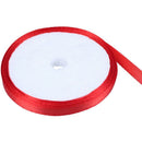 1/4" 6mm 25 Yard Silk Ribbon for Craft Xmas Wedding Party Gift Wrap Red